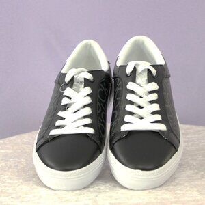 Calvin Klein Black & White Low Top Sneakers NWOT Size 7